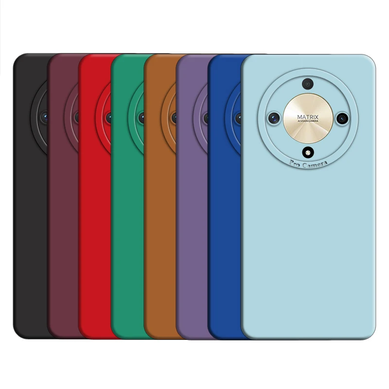 Para Honor Magic6 Lite funda para Magic6 Lite 5G funda de 6,78 pulgadas nuevo silicona líquida a prueba de golpes cubierta completa protección de cámara parachoques - imagen 2