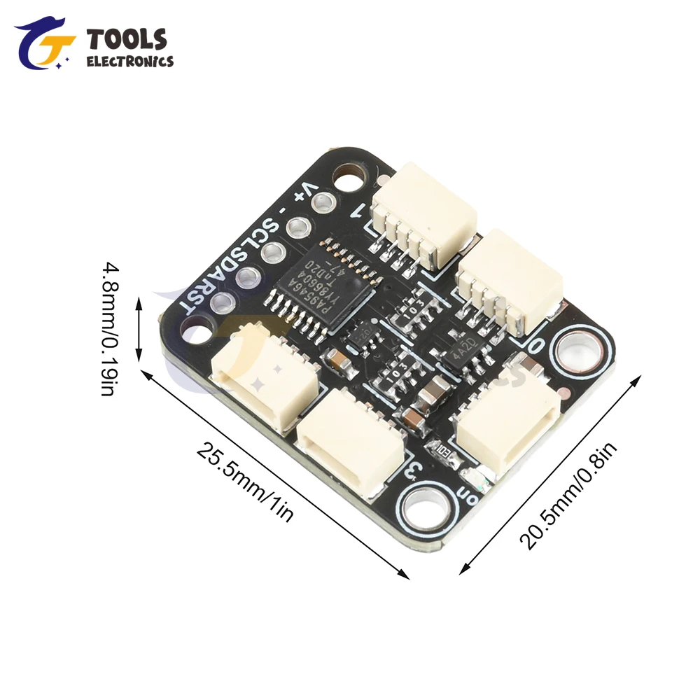 PCA9546 Placa multiplexora Qwiic I2C de 4 canales Compatible con la interfaz Stemma Qt/Qwiic para redes de sensores - imagen 4