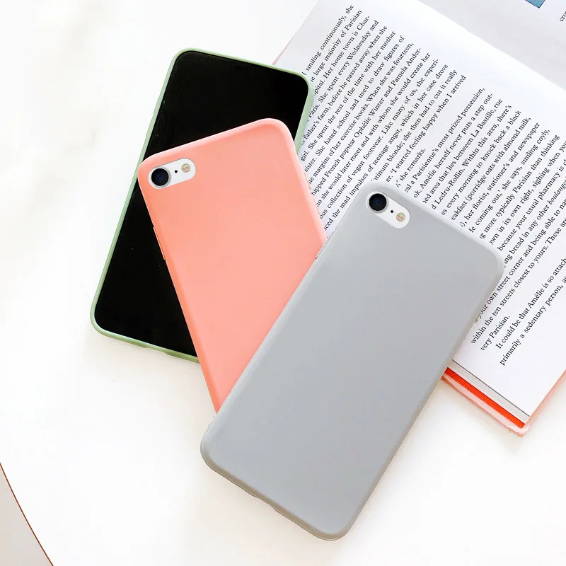 Funda para iphone 7 8 SE 2020 2022, funda protectora trasera de silicona líquida TPU a prueba de golpes para iphone SE 2020 2022, funda blanda - imagen 4