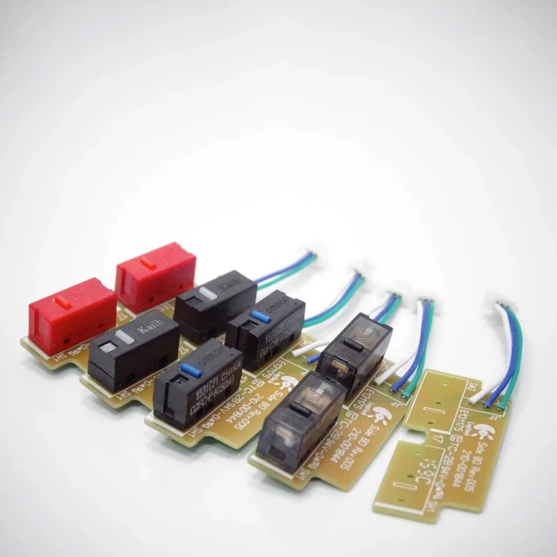 Placa de teclas laterales, botones laterales PCB para Logitech G304, montaje de accesorios sin soldadura, placa de circuito de microinterruptor, 1 unidad