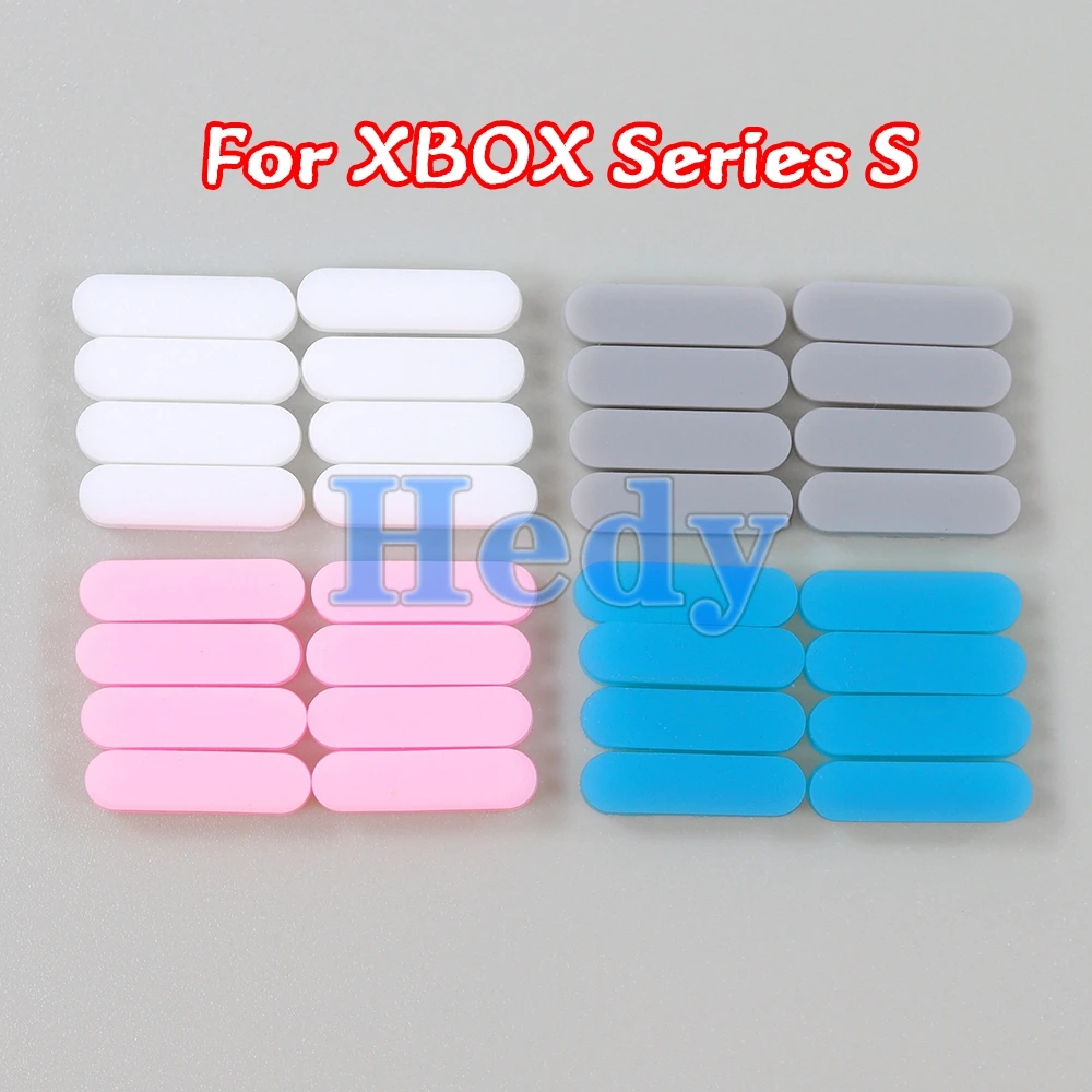 100 juegos para XBOX Series XSS pies de goma cubierta de pie a prueba de golpes para consolas XBOXSeries S X pieza de reparación de repuesto - imagen 4