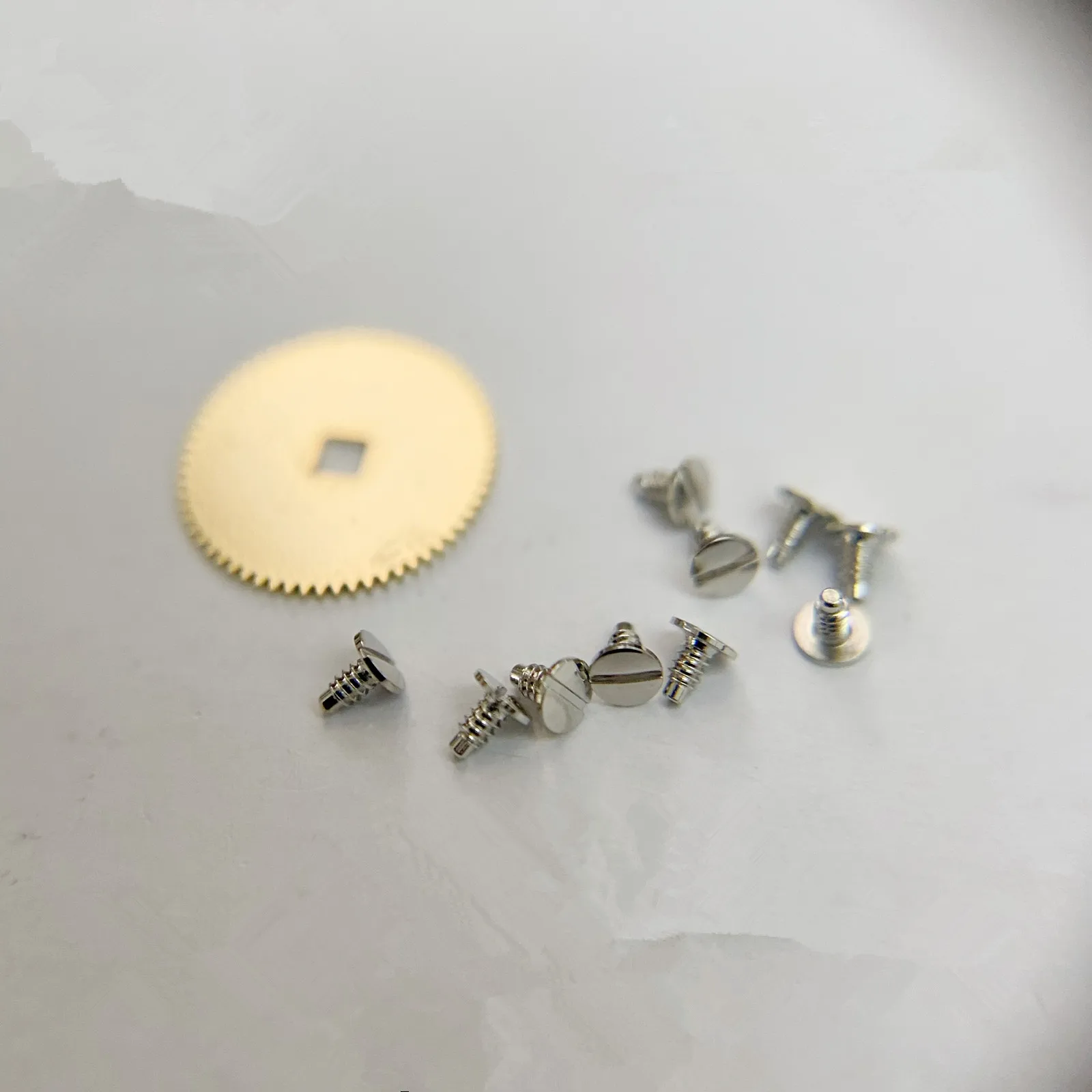 10 Uds tornillos de reloj para ETA 2824 2836 2846 tornillos de peso oscilante de Rotor piezas de tornillo de rueda de trinquete accesorios de reloj de movimiento