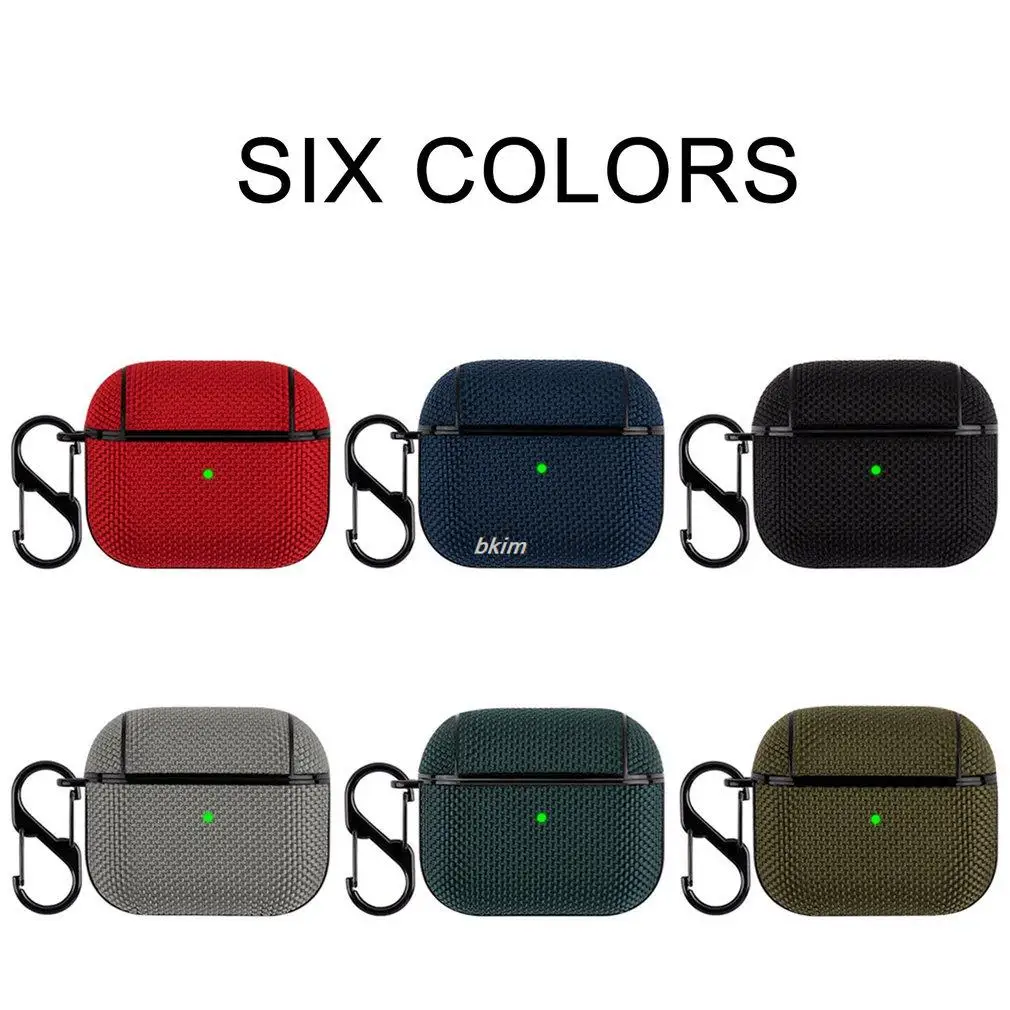 Funda protectora para auriculares AirPods 2, cubierta protectora de nailon impermeable para Apple Air Pods 2, 1, 3 pro, caja de carga inalámbrica - imagen 2