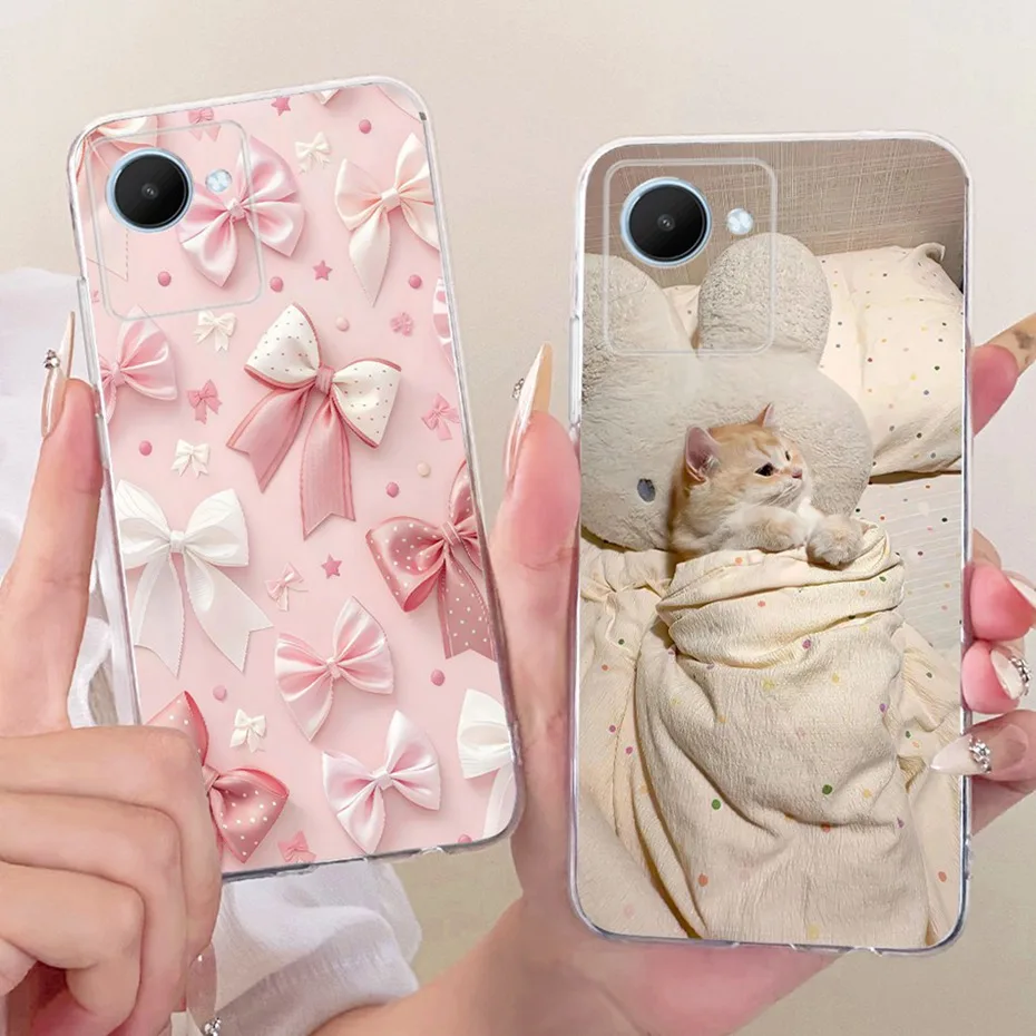 Funda de teléfono con estampado bonito para Realme C30 C30s, fundas de silicona suave TPU para RealmeC30 C 30 30s C30S, fundas para parachoques