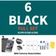 6 Juego completo negro