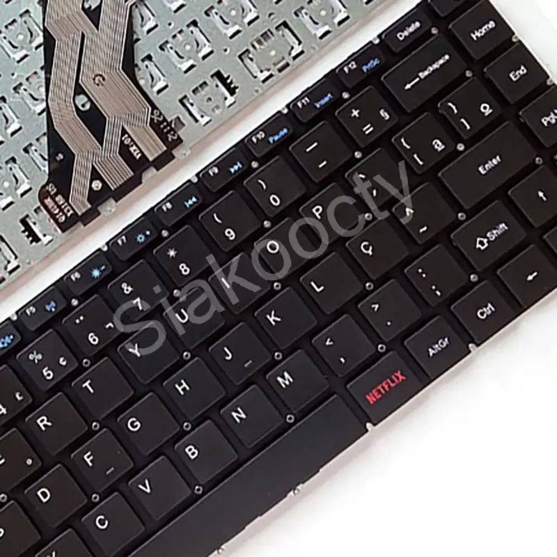 BR-teclado de ordenador portátil brasileño para Zyrex Pro A7410 Q14UHR X318B 211126, reemplazo de teclados de ordenador portátil - imagen 5