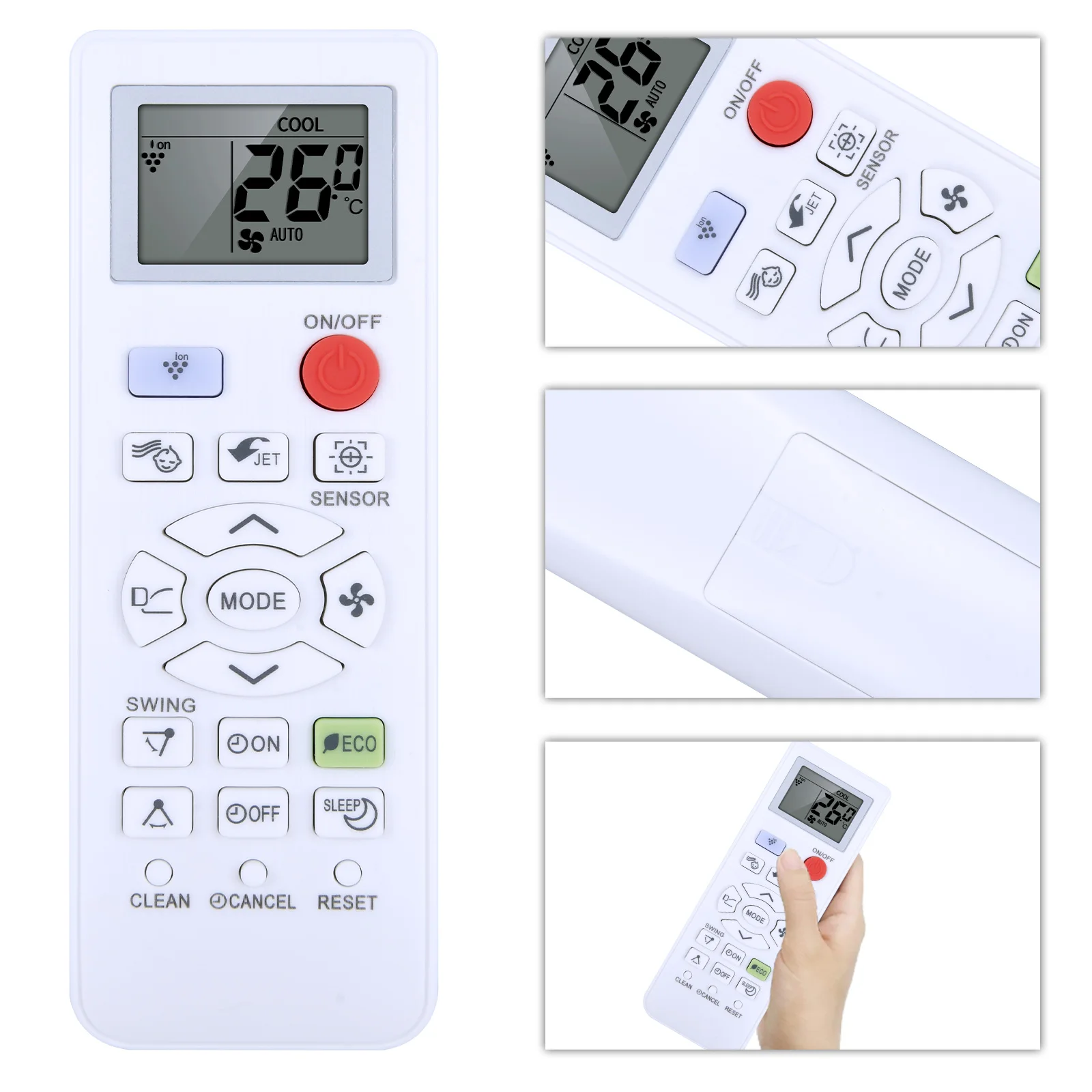 Nuevo Control remoto de repuesto CRMC-A936JBEZ para aire acondicionado SHARP - imagen 2