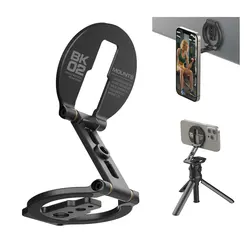Soporte Magnético Doble para Trípode 1/4" - Compatible iPhone y Android