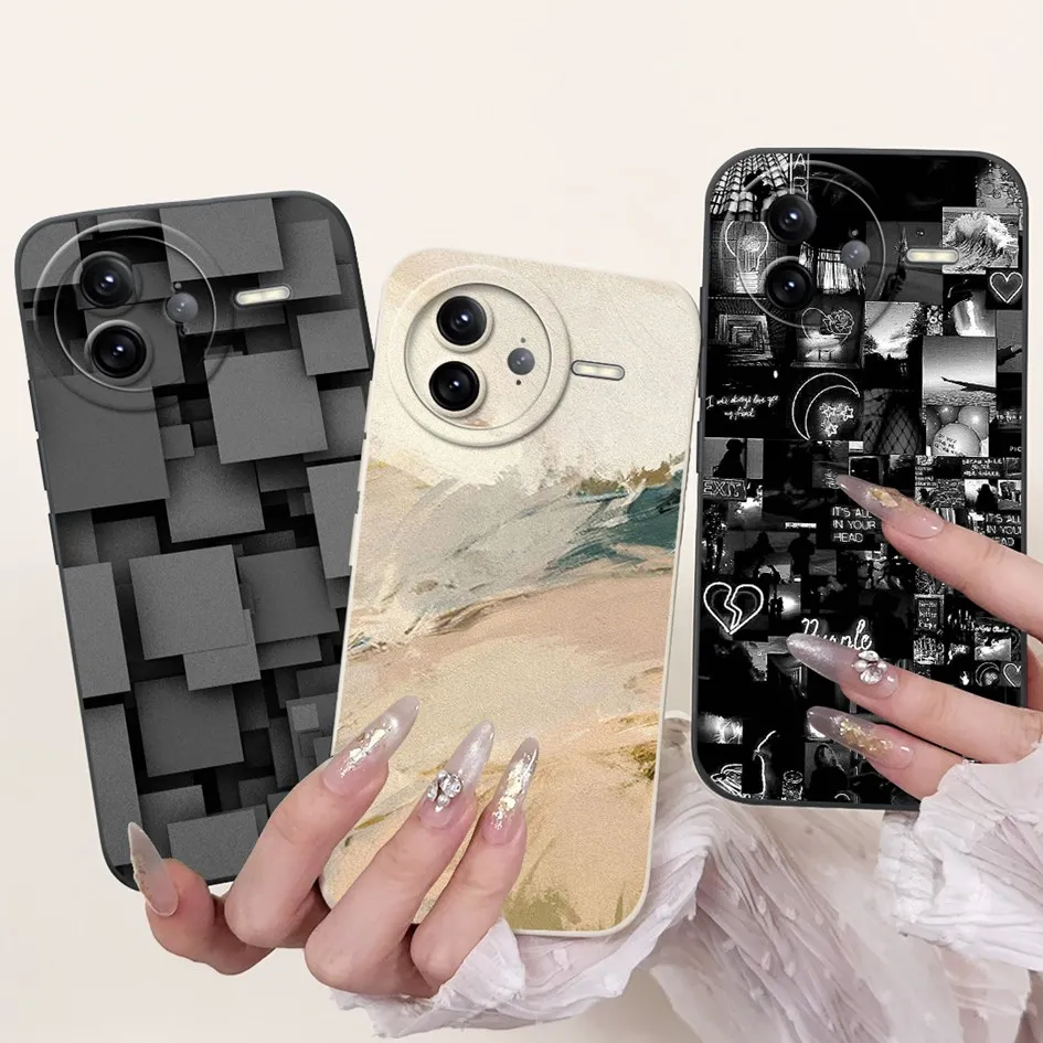 Funda para Xiaomi Poco F7 Pro F7 Ultra, Funda de silicona TPU suave pintada a la moda a prueba de golpes para Xiomi Poco F7Pro F7Ultra - imagen 5