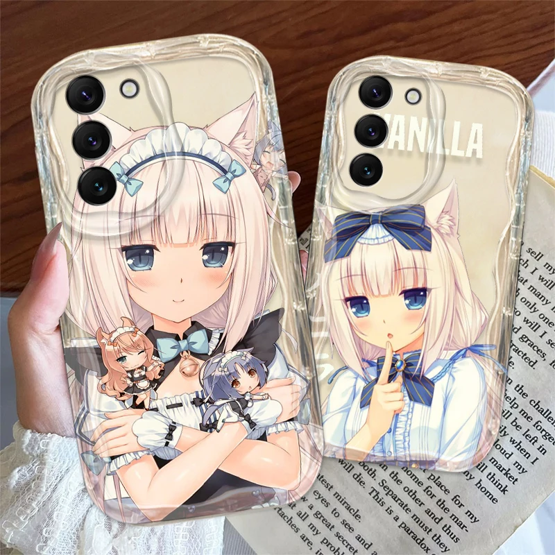 Funda de dibujos animados Nekopara para S21, S23, S24, Ultra Plus FE, A55, A35, A25, A05S, A54, A53, A52, A33, A32 - imagen 2
