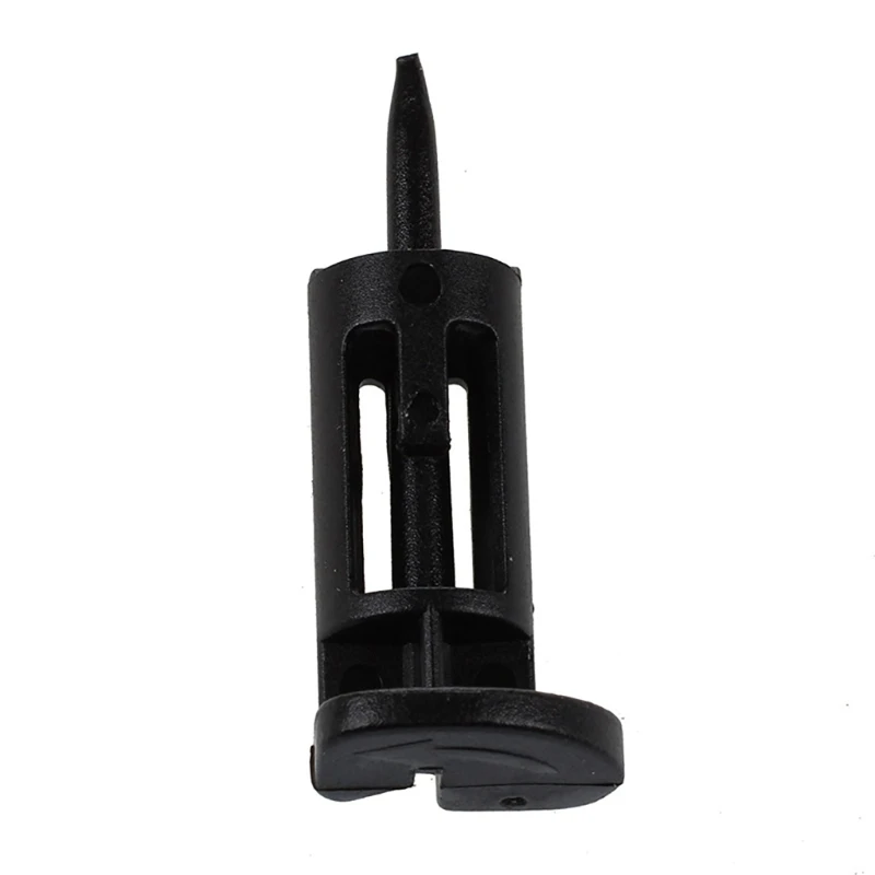 Un objeto negro con una punta