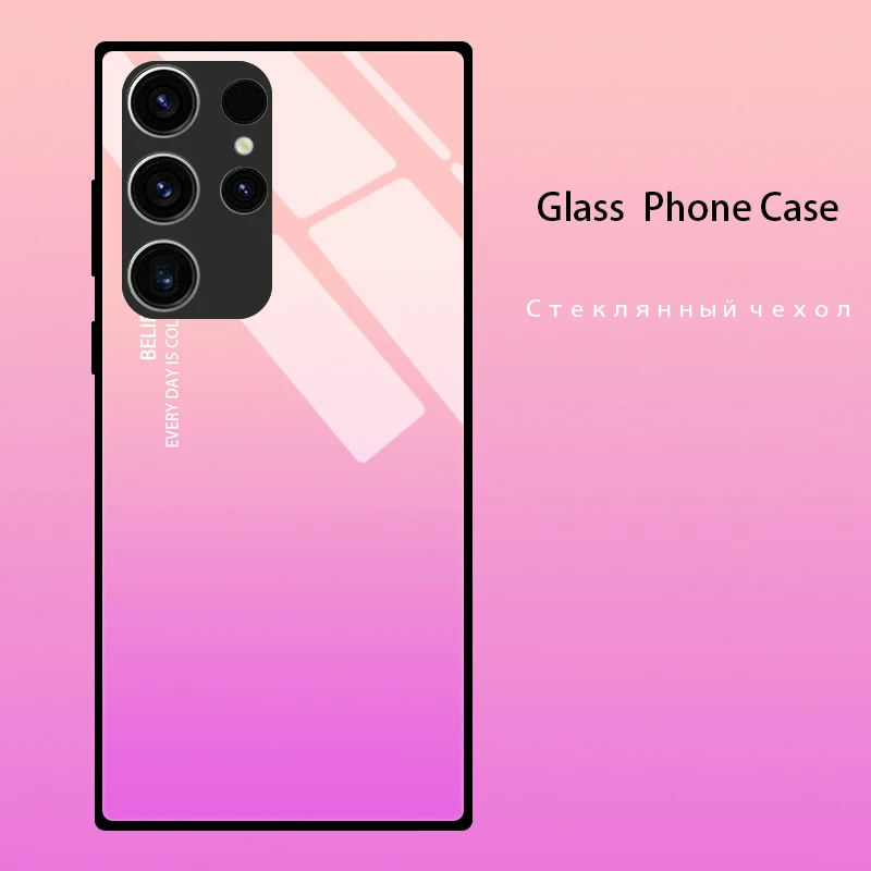 Funda de vidrio templado para Samsung Galaxy S25 Ultra, carcasa trasera dura de lujo, S25Ultra S 25 Ultra - imagen 2