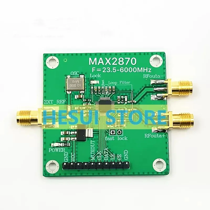 Módulo MAX2870 23,5 MHz - 6000 MHz 23500 KHz - 6 GHZ PLL fuente RF módulo de fuente de señal RF placa de módulo generador de señal RF - imagen 4