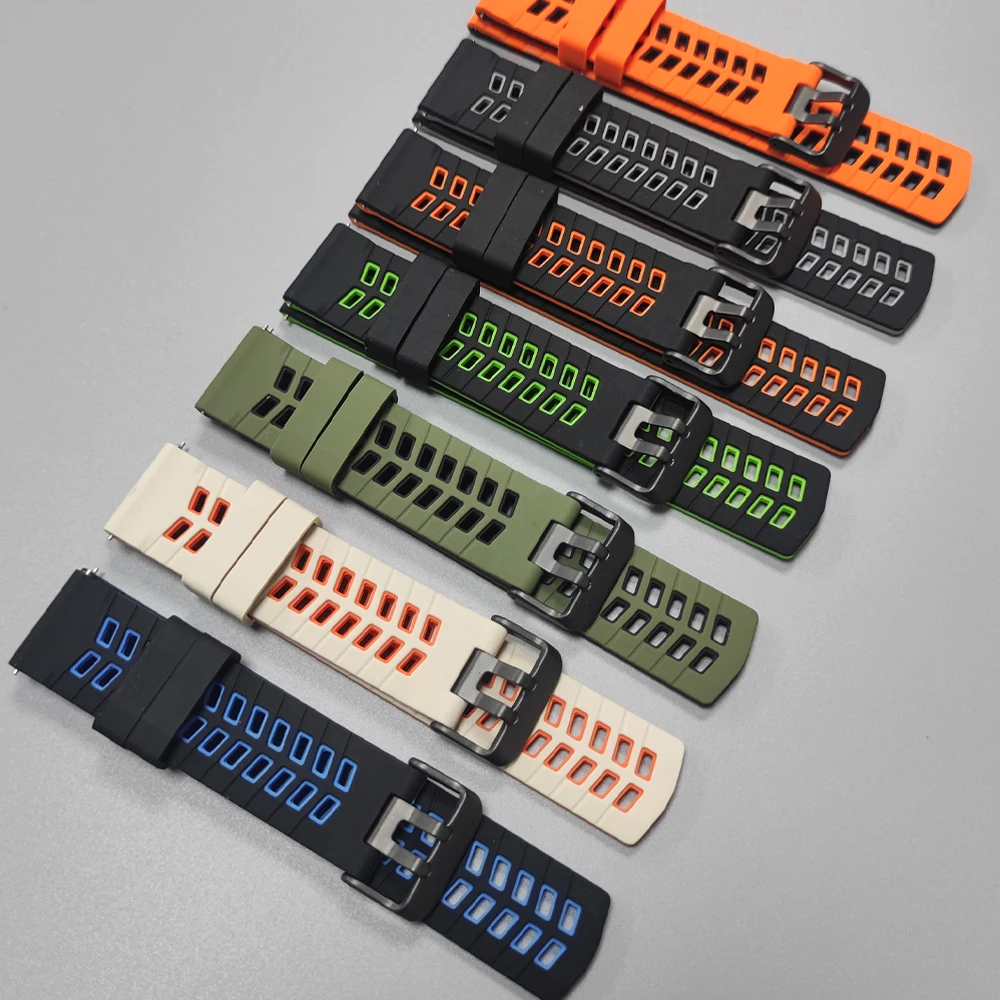 Correa de silicona para reloj HONOR 4 GS 3 3i Pro/MagicWatch 2, Correa de 46mm para huawei GT 6 GT6 Pro, pulsera para hombres y mujeres - imagen 4