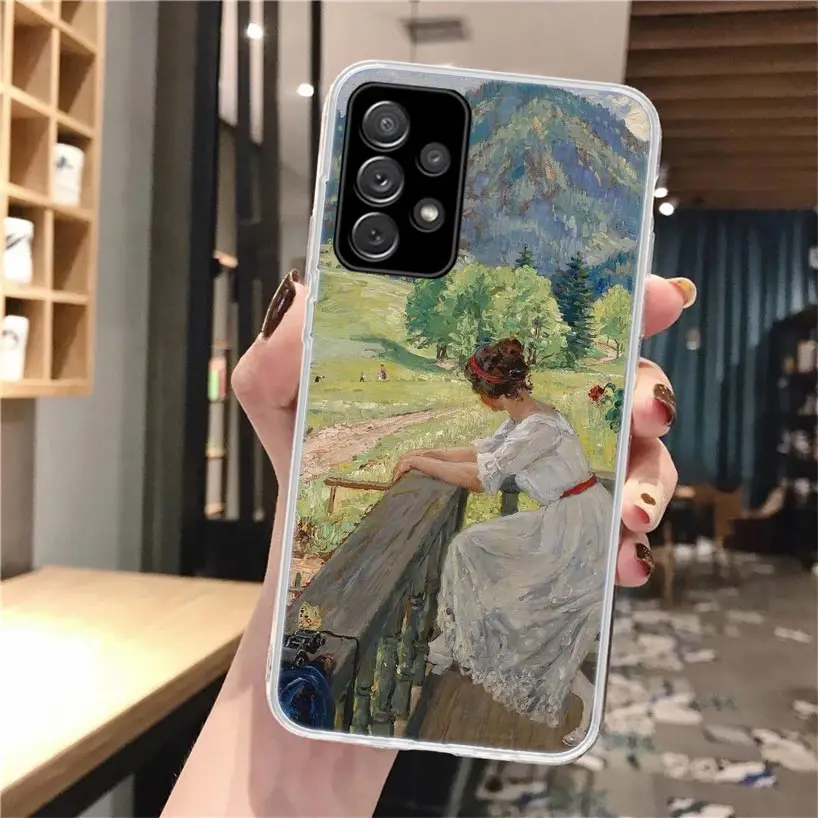 Funda de teléfono Claude Monet Garden Lotus Bridge para Samsung Galaxy A56 A55 A54 A53 A17 A16 A15 A14 A13 A36 A35 A34 A33 A26 A25 A24 A - imagen 4