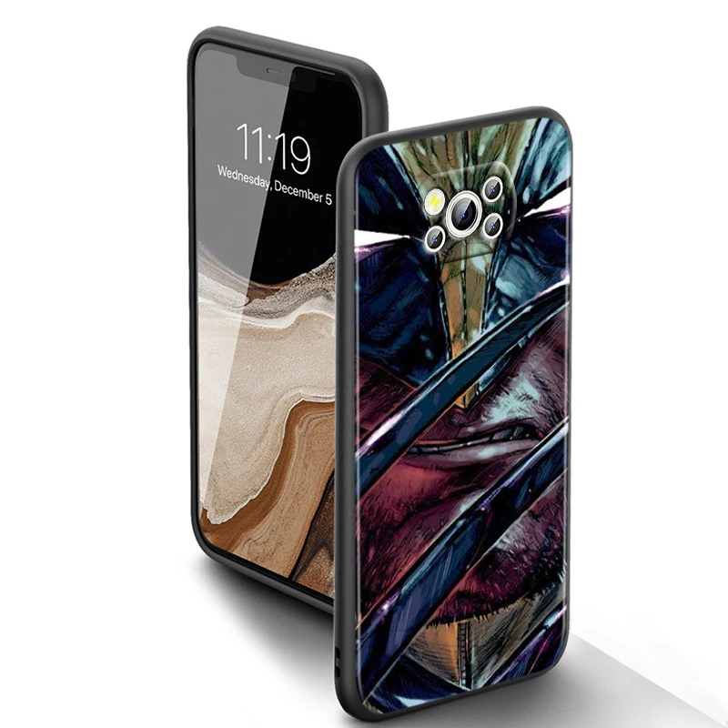 Lobezno-funda suave para teléfono móvil, carcasa negra de superhéroe para Xiaomi Poco X6 X5 X4 X3 F4 F3 NFC M6 M4 GT S Pro 4G 5G C65 - imagen 5