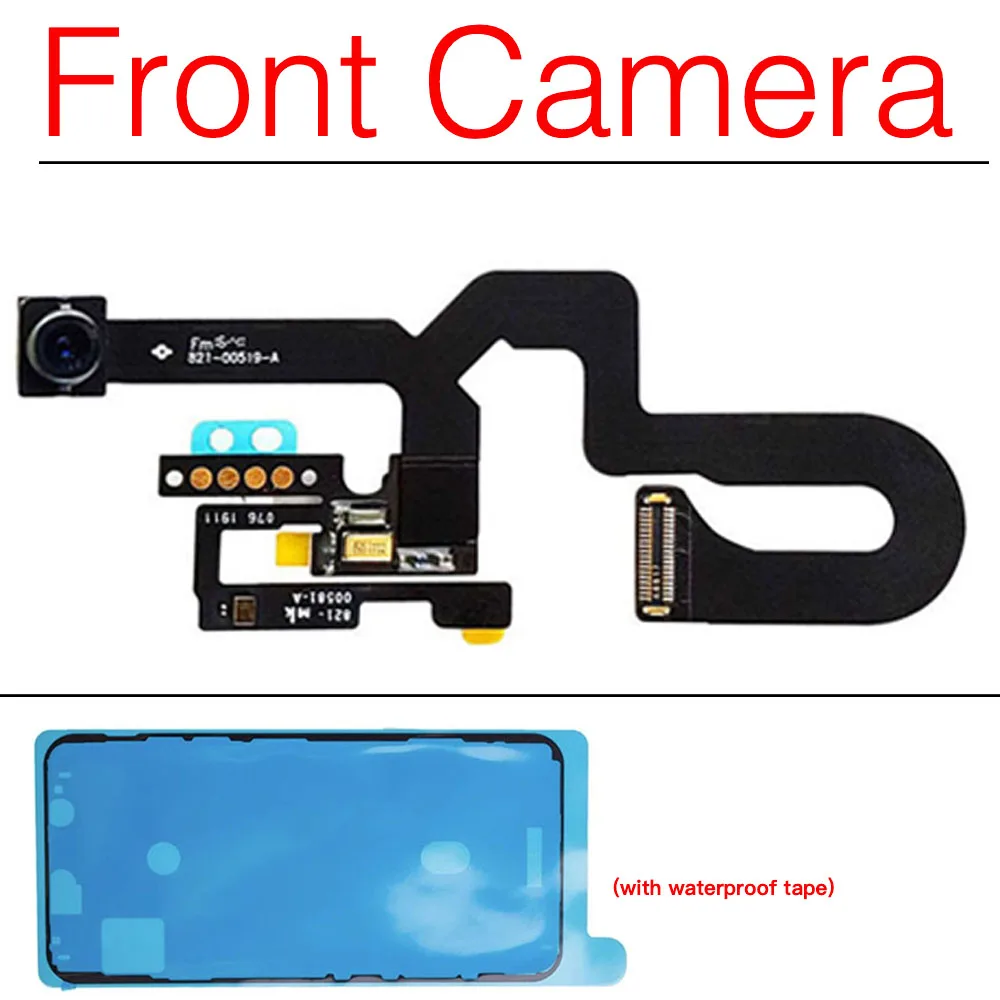 Cámara frontal para iPhone 7 8 Plus Cable flexible de cámara facial con reemplazo de cinta impermeable de pantalla - imagen 2