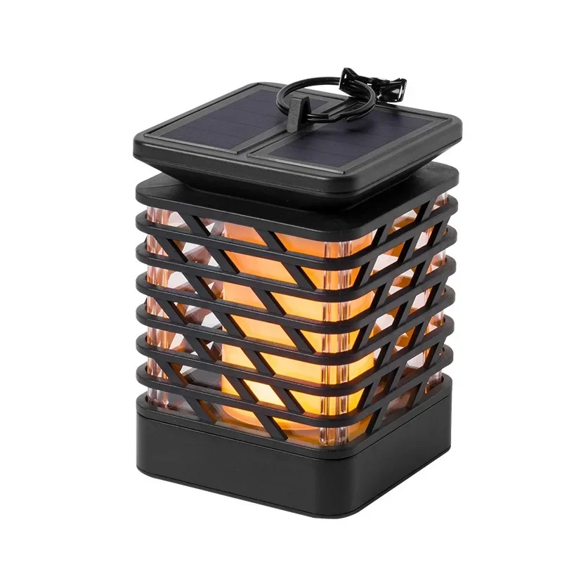 Lámpara de llama Solar con 12 LED para paisaje, lámpara de césped con inserción en el suelo, lámpara de pared decorativa de ambiente para patio al aire libre - imagen 5