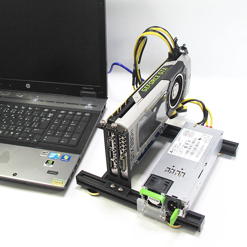 Caja Gráfica Externa eGPU para Portátil con Tarjeta Riser PCIe - imagen 2
