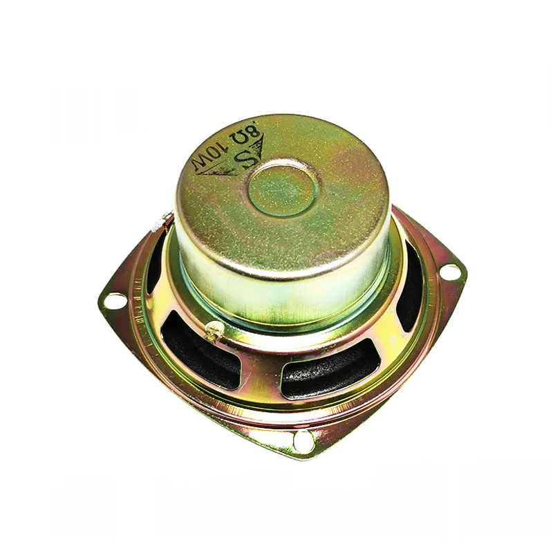 Altavoz de 78 mm, 8 ohmios, 10 W, espuma de tono completo, altavoz de rango completo de 3 ", tapa negra, tapa plateada - imagen 5