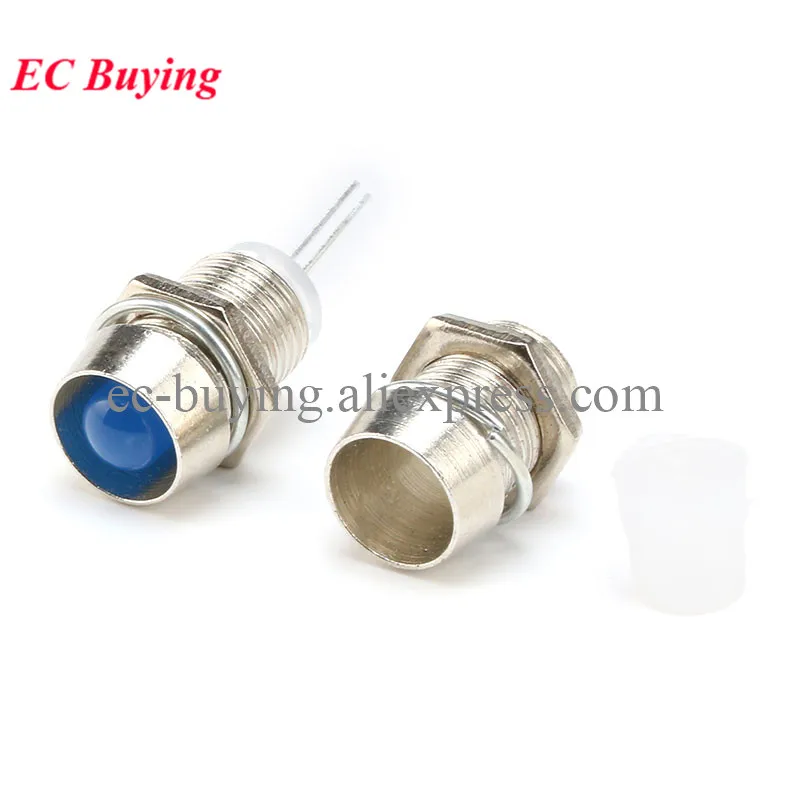 10 juegos/5 juegos de Bases de lámpara 3mm 5mm soporte de diodo LED Clip bisel enchufe montaje Panel pantalla DIY diodo emisor de luz - imagen 3