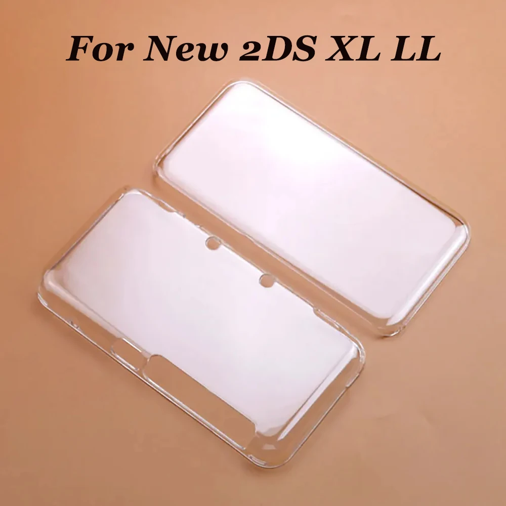 Funda protectora transparente de cristal con protección dividida, película de pantalla adecuada para la nueva consola de juegos 2DS XL LL - imagen 4