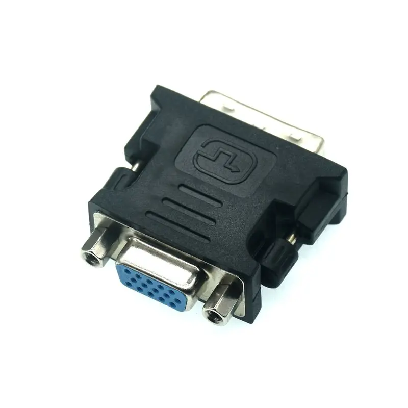 Adaptador DVI-D DVI a VGA de 1080P, convertidor DVI-I macho de 24 + 5 pines a VGA hembra, adaptador de tarjeta gráfica de vídeo HD para PC, proyector HDMI - imagen 4