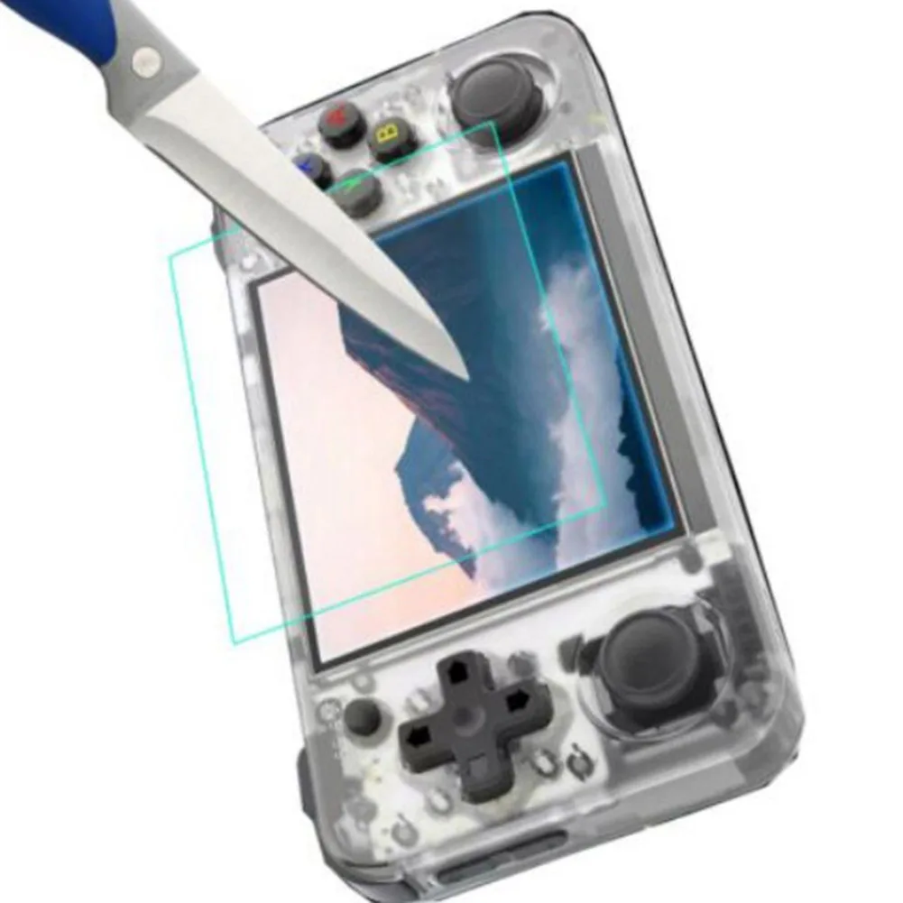 Protector de pantalla de vidrio templado HD para Anbernic RG35XX H, película protectora de pantalla de dureza 9H, accesorios de juego - imagen 4