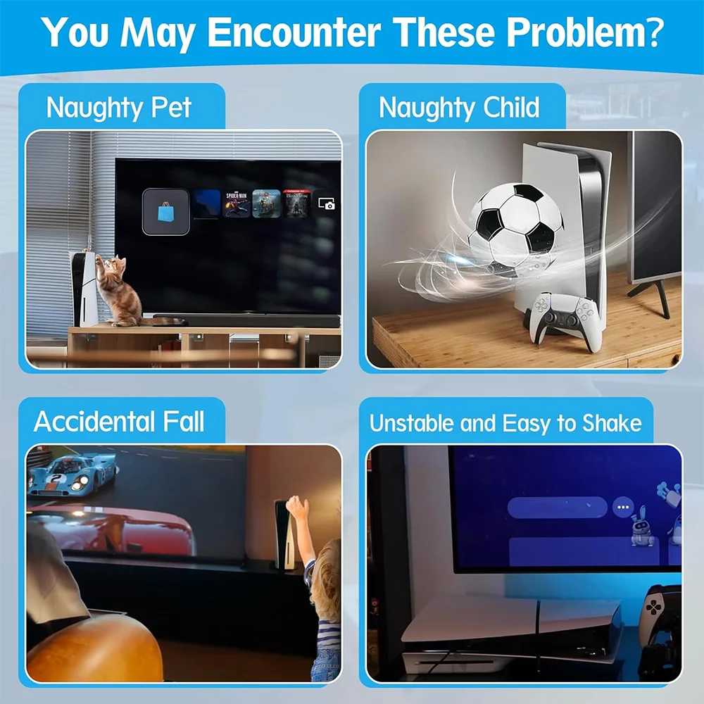 Soporte Horizontal para consola PS5 Slim/Pro, soporte triangular transparente, soporte estable acrílico para accesorios Playstation 5 Slim - imagen 3