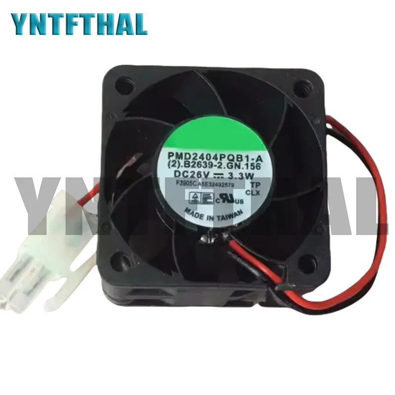Nuevo PMD2404PQB1-A DC 26V 3,3 W 40x40x28mm ventilador enfriador de 2 cables
