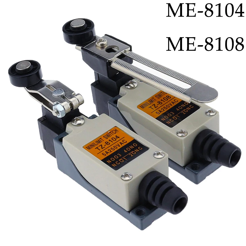 TZ-8108 TZ-8104 interruptor de límite brazo de palanca de rodillo ajustable giratorio Mini mango de reinicio momentáneo impermeable contacto de latón - imagen 2