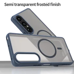 Sony Xperia 10 VII Funda Magnética Piel Antigolpes Carga Inalámbrica