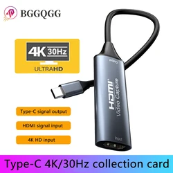 Capturadora HDMI USB-C 4K 30Hz para Switch, Xbox y PS5