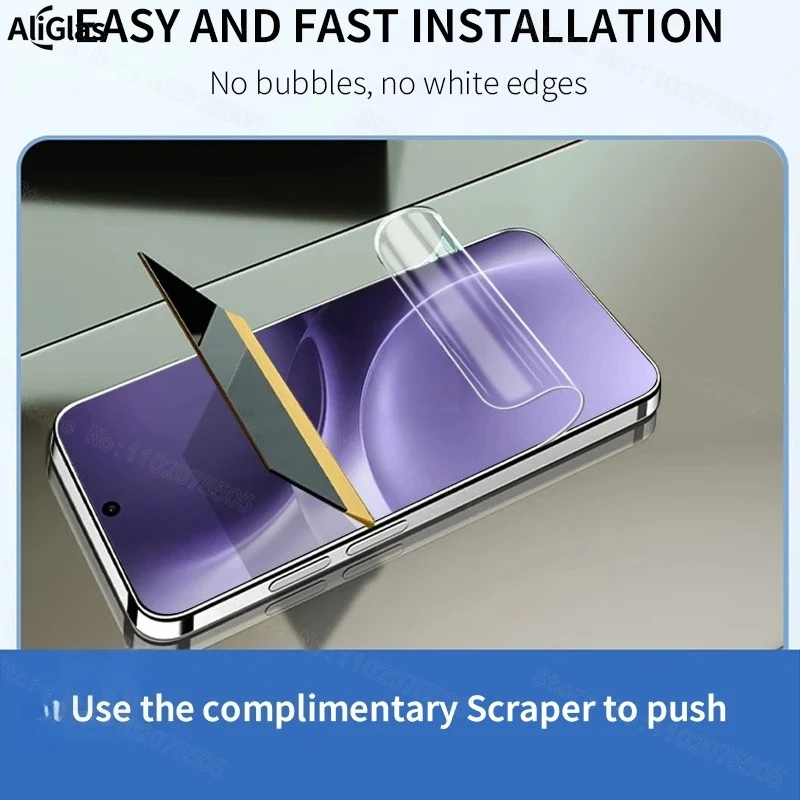 Película de hidrogel Ultra HD para Honor 500 Pro, protectores de pantalla antiarañazos para Honor 500 400 300 Lite, película de hidrogel transparente, 2-4 Uds. - imagen 4