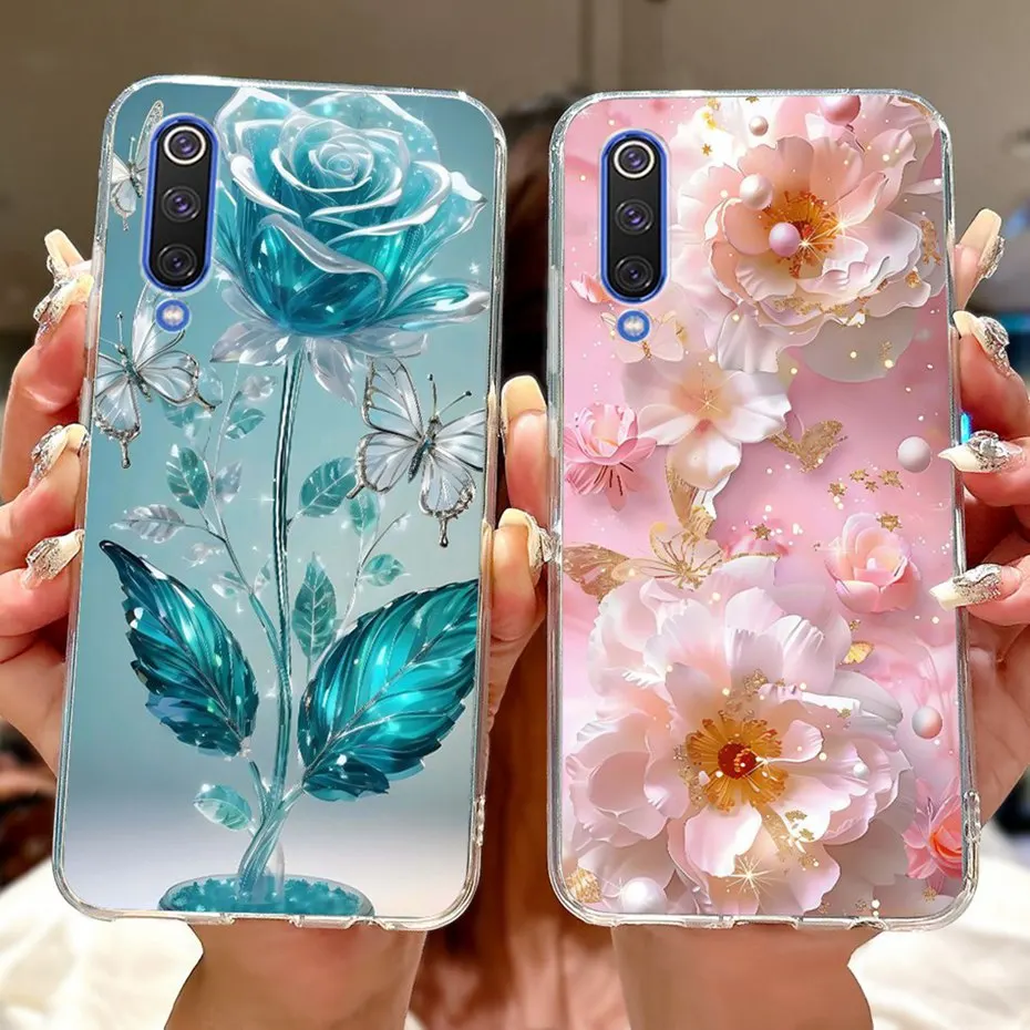 Funda de teléfono con pintura bonita para Xiaomi Mi 9 9SE 9Lite, funda trasera de silicona suave TPU para Xiaomi Mi9 9 SE 9 Lite, parachoques - imagen 4