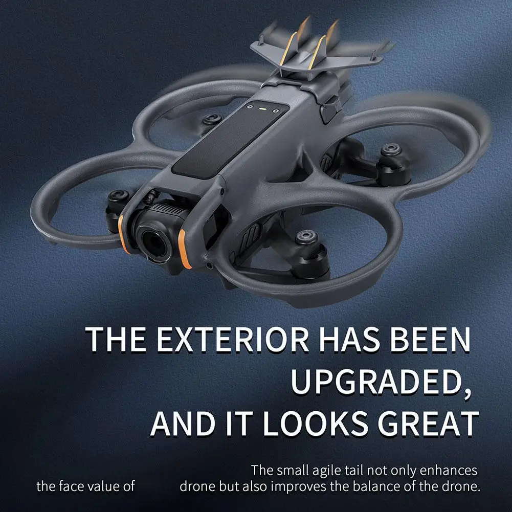 Cola de ala trasera para Dron DJI Avata 2, accesorios de modificación, batería, hebilla antiliberación, aleta, estabilizador fijo, decoración N EW - imagen 3