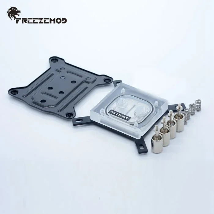 Bloque de agua de CPU FREEZEMOD para Intel LGA INTEL 1151/115X/2011 enfriador de sistema de refrigeración de PC 12V/5V AURA SYNC INTEL-PM3D - imagen 4