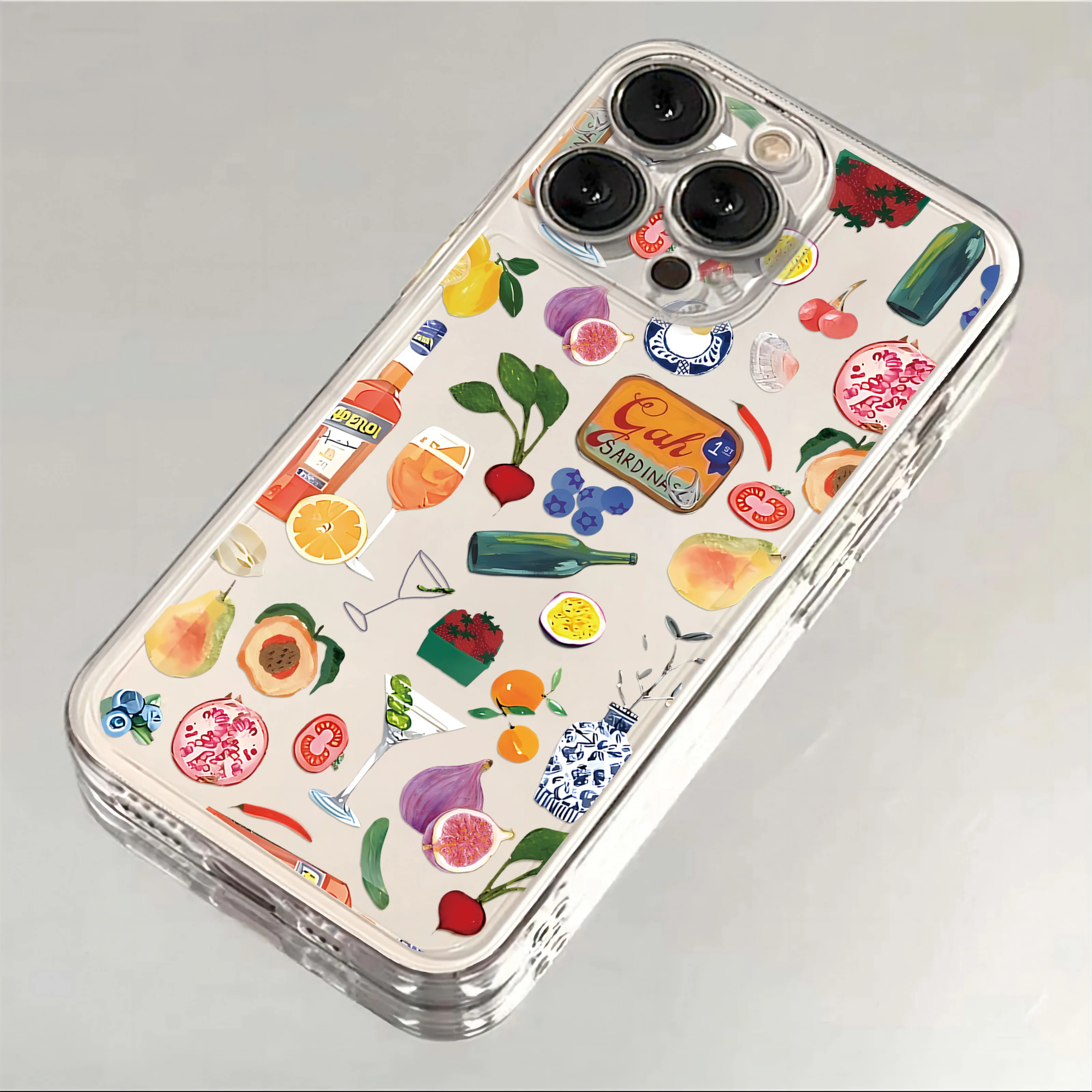 Funda de teléfono con diseño de limón y vino con paisaje costero para Tecno Spark Go 30C 10 Camon 30 20 19 Pova 6 5 Pro Itel S23 A70 4G 5G, funda de TPU - imagen 3