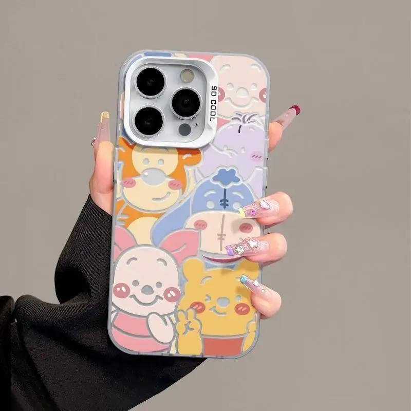 Funda de Disney Winnie Pooh para VIVO, Y22S, Y17S, Y22, Y21, 2021, Y21S, Y33S, Y27, Y16, Y20, Y15A, Y15S, Y01, Y50, V29, V23, V25, V27E, V23E - imagen 5