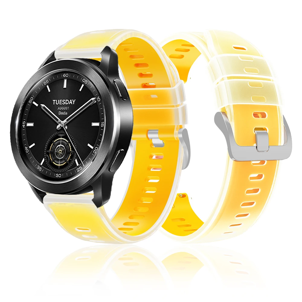 Correa de silicona suave de 22mm para Xiaomi Watch S4, pulsera para Xiaomi Watch S4 Sport S3 S2 46mm/42mm S1 Pro color2 Mi