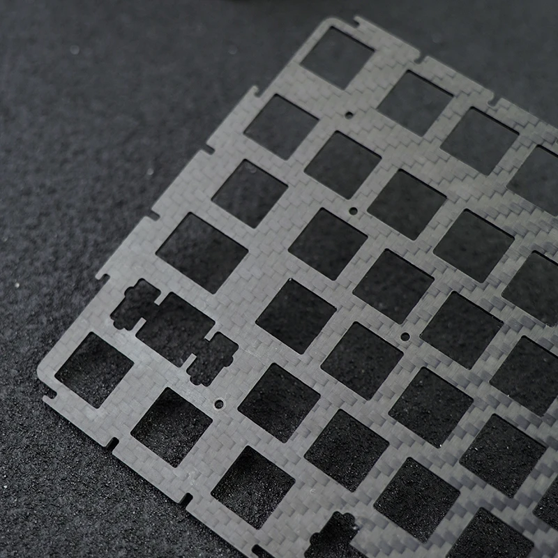 Placa de posicionamiento WOB Rainy75RT para teclado mecánico, placa de fibra de carbono dedicada, accesorios personalizados para teclado de juegos DIY - imagen 2