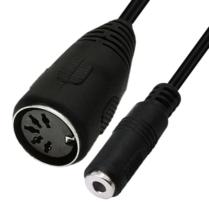 Cable de Audio con conector estéreo de 3,5mm, conector auxiliar macho de 3,5mm, M a F, MIDI Din de 5 pines, macho y hembra de alta calidad, 0,5 M para micrófono - imagen 3