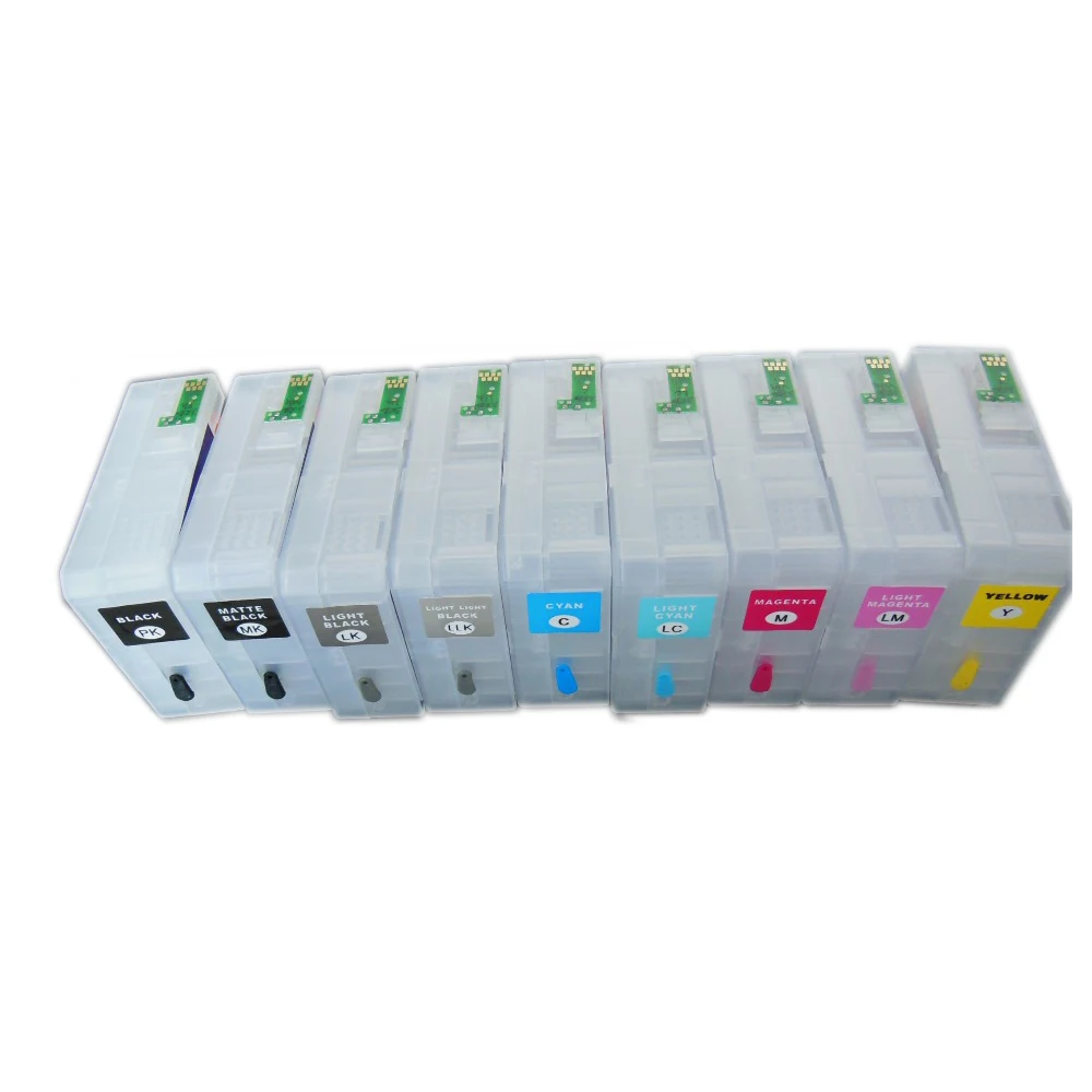 Einkship 80ml P800 T8501 - T8509 Cartucho de tinta recargable vacío para impresora Epson SureColor P800 SC-P800 - imagen 4