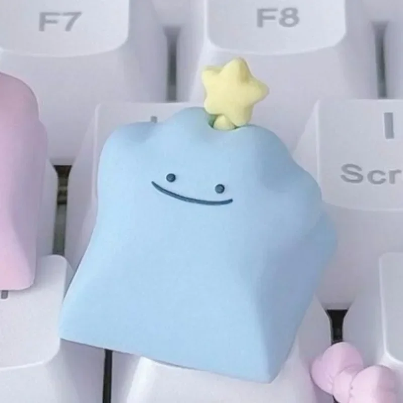 Teclas de Pokémon de Anime, teclas de resina, teclas de dibujos animados personalizadas hechas a mano, accesorios para teclado mecánico, regalos de vacaciones - imagen 4