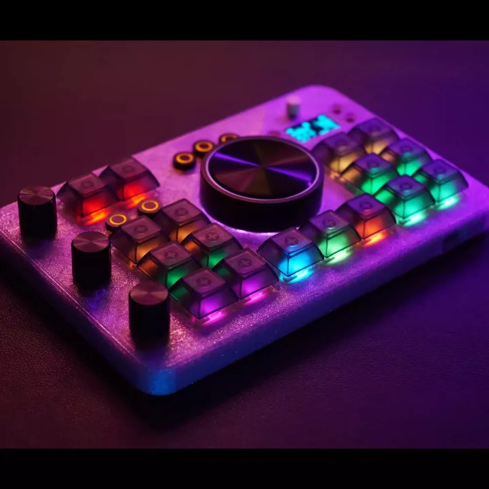 Teclado personalizado Bluetooth inalámbrico intercambiable en caliente edición periférica FcpX portátil RGB Mini teclado DIY juego accesorios de oficina regalo - imagen 5