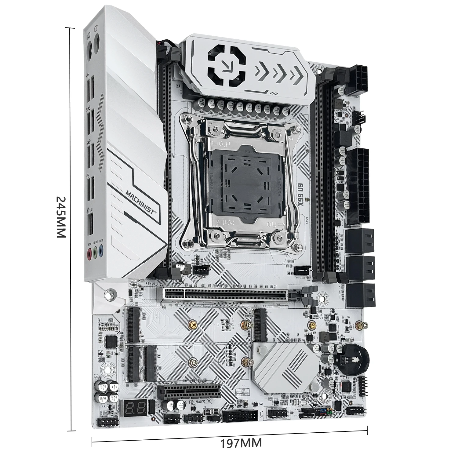 Nueva placa base U9 MACHINIST X99 C612 LGA 2011-3 set procesador de CPU Xeon E5 2680 v4 compatible con DDR4 RAM TPM2.0 cuatro canales M.2 NVME - imagen 3