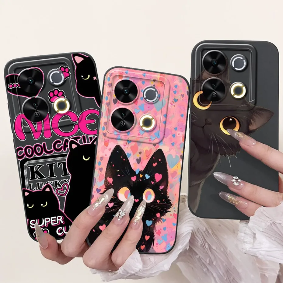 Para Itel P65 hermosa mariposa funda de teléfono con estampado Floral para Itel P671L ItelP65 fundas protectoras de gelatina de silicona suave - imagen 5