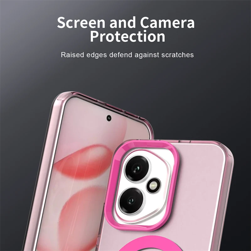 Funda de teléfono mate magnética para Honor 400 Global con carga inalámbrica Magsafe para Honor 400 5G Global чехол Funda trasera - imagen 5