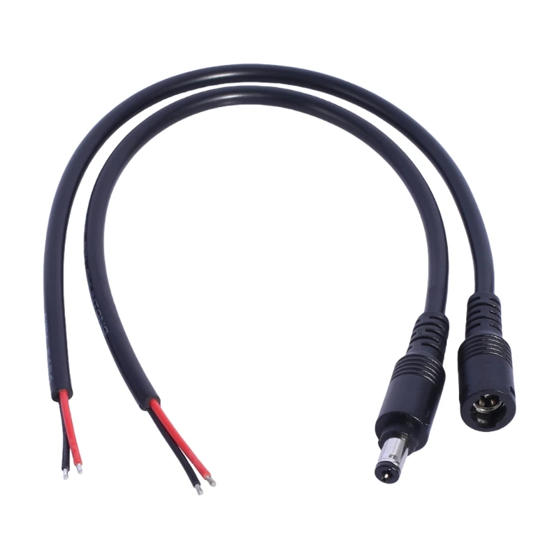 Conector de Cable macho o hembra de CC con enchufe 5,5x2,1 para Cable de alimentación de luz de tira LED 3528 5050 - imagen 5