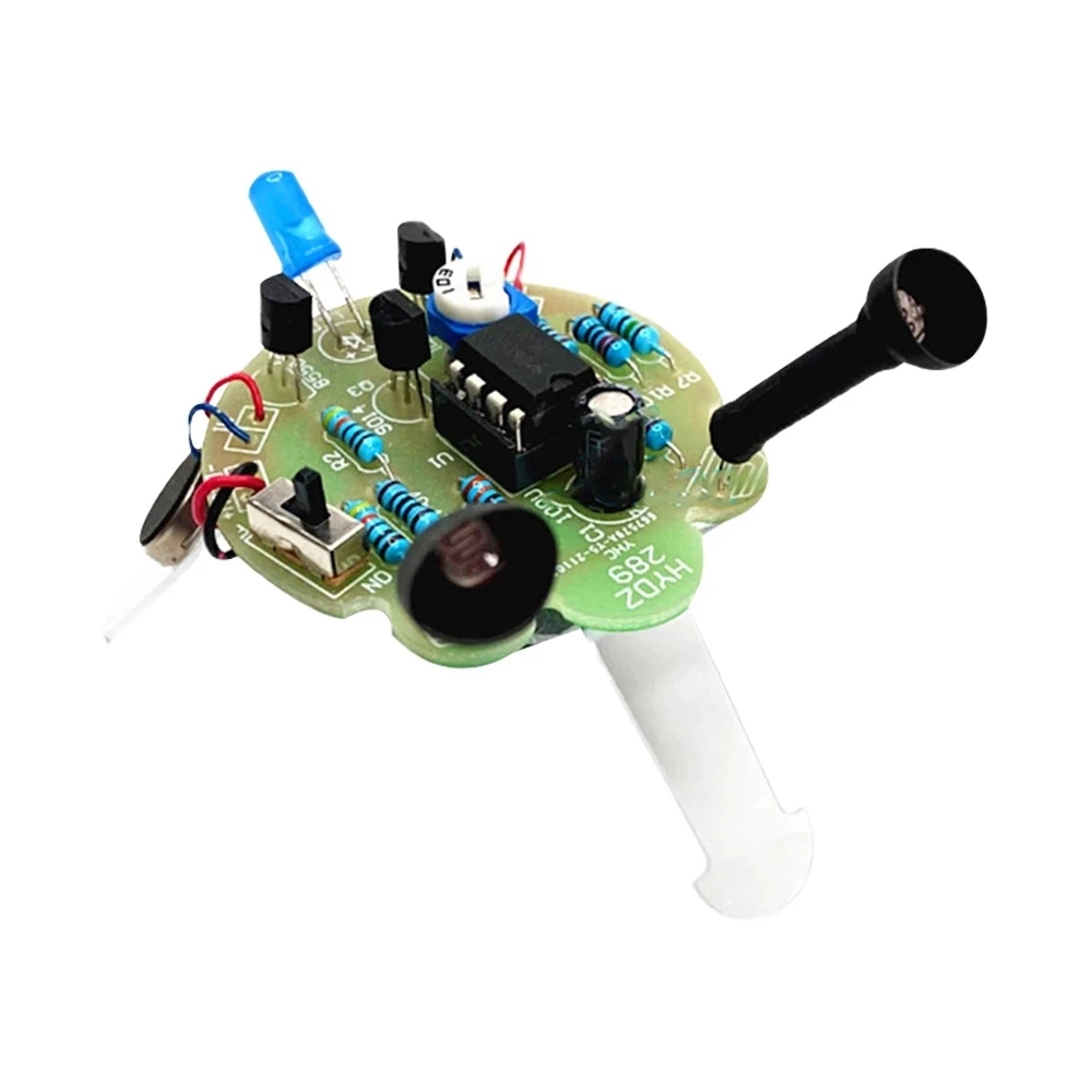Luz LED de respiración para soldar, Kit de bricolaje, simulación de luciérnaga intermitente, Robot de juguete, Sensor fotosensible, pieza de Robot móvil, electrónico - imagen 4